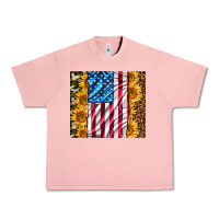 Salmon american realistic flag Urban Heavy Tee - AdoDesignShop