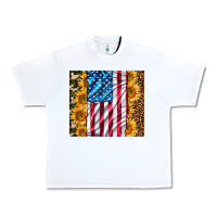 White american realistic flag Urban Heavy Tee - AdoDesignShop