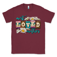Burgundy most loved mother Classic Tee - AdoDesignShop