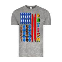 Cloud Rock autism american flag Vintage Tee - AdoDesignShop