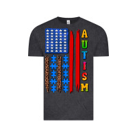 Autism American Flag Vintage Tee | Teevron