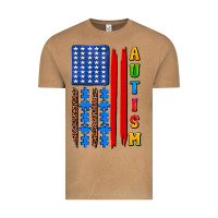 Vintage Camel autism american flag Vintage Tee - AdoDesignShop