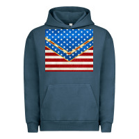 Pigment Midnight Navy glitter american flag Urban Hoodie - TumblerDesignByShophia