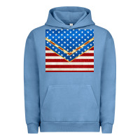Pigment Pebble Blue glitter american flag Urban Hoodie - TumblerDesignByShophia