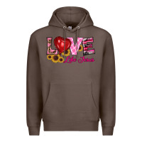 Coffee valentine's day love like jesus Premium Hoodie - RanaPortraitStore