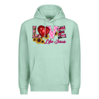 Seafoam valentine's day love like jesus Premium Hoodie - RanaPortraitStore