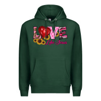Sports Green valentine's day love like jesus Premium Hoodie - RanaPortraitStore