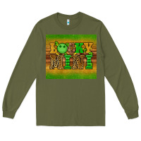 Army Green st patricks day lucky mini Long Sleeve Tee - Artiststas