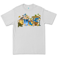 Dove Grey louisiana coffee cups Premium Tee - texasbilliewilder