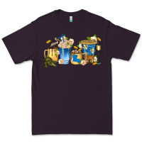 Plum louisiana coffee cups Premium Tee - texasbilliewilder