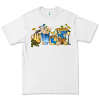 White louisiana coffee cups Premium Tee - texasbilliewilder