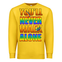 Lemon Lgbtq You'll Never Walk Alone With Peace Premium Sweatshirt - BundleAndBundleShop