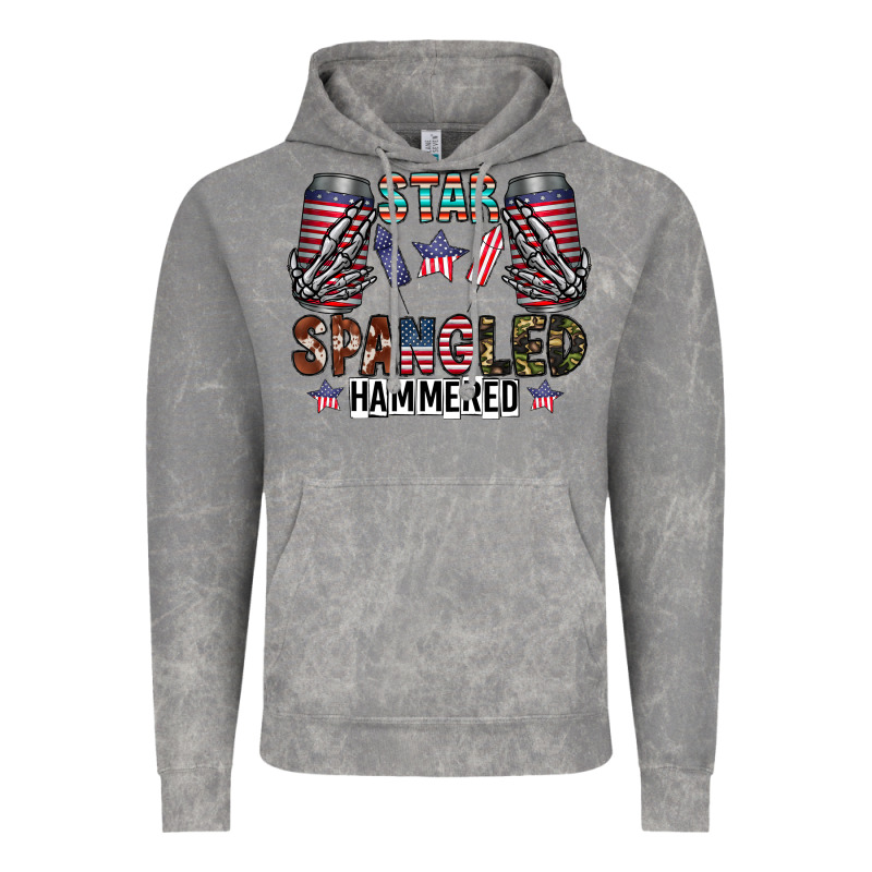 Star Spangled Hammered Vintage Hoodie by CowhideDigitalArt | Teevron