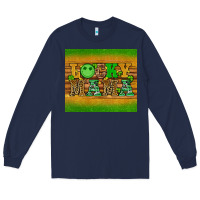 Navy st patricks day lucky mama Long Sleeve Tee - Artiststas