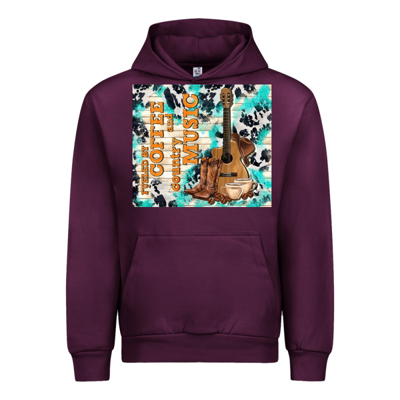 Fueled By Coffee And Country Music Urban Hoodie by TumblerDesignByShophia | Teevron