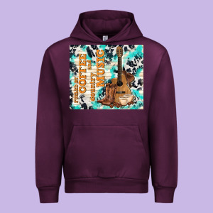 Fueled By Coffee And Country Music Urban Hoodie Designed By Tumblerdesignbyshophia