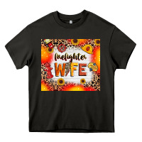 Asphalt firefighter wife Heavy Core Tee - RanaPortraitStore