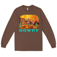 Chestnut western skeleton Long Sleeve Tee - AdoDesignShop