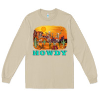 Mushroom western skeleton Long Sleeve Tee - AdoDesignShop