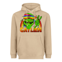 Mushroom Gaylien LGBTQ Pride Heavyweight Hoodie - BundleAndBundleShop
