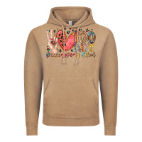 Vintage Coffee peace love 100 days of school Vintage Hoodie - RacoonDesign