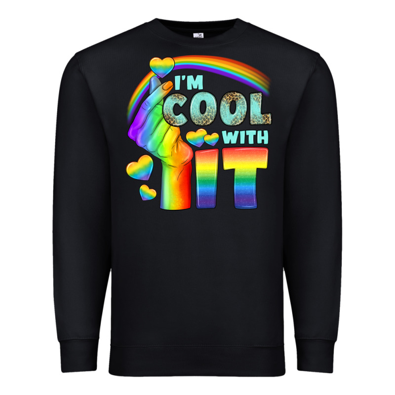 Lgbtq İ'm Cool With İt Premium Sweatshirt by BundleAndBundleShop | Teevron