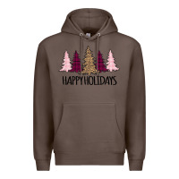 Coffee Happy Holidays Tree Premium Hoodie - Bettercallsaul