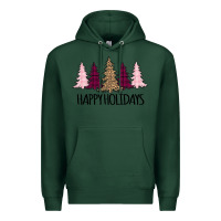Sports Green Happy Holidays Tree Premium Hoodie - Bettercallsaul