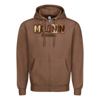Chestnut melanin queen Zipper Hoodie - MaliasSmallBusiness