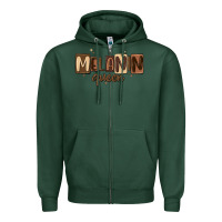 Sports Green melanin queen Zipper Hoodie - MaliasSmallBusiness
