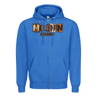 Melanin Queen Zipper Hoodie | Teevron