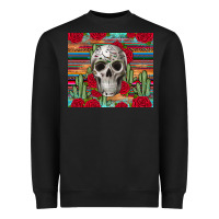 Black skull cactus Heavyweight Sweatshirt - JahusDesignShop