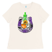 Bone horseshoe halloween Ladies Tee - AdoDesignShop