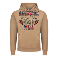 Vintage Coffee american mini Vintage Hoodie - CowhideDigitalArt