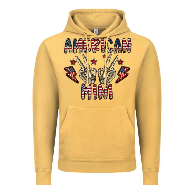 American Mini Vintage Hoodie by CowhideDigitalArt | Teevron
