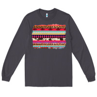 Smoke aztec western leopard cowhide background Long Sleeve Tee - AdoDesignShop