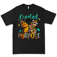 Black created with a purpose Premium Tee - RanaPortraitStore