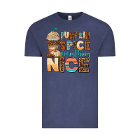 Vintage Denim pumpkin spice everything nice Vintage Tee - AdoDesignShop
