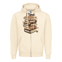 Sandshell i teach strength bravery equality love history Zipper Hoodie - MaliasSmallBusiness