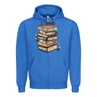 True Royal i teach strength bravery equality love history Zipper Hoodie - MaliasSmallBusiness