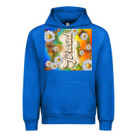 Cobalt proud with daisies Urban Hoodie - TumblerDesignByShophia