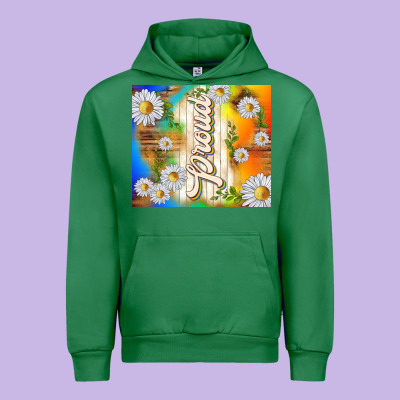 Proud With Daisies Urban Hoodie Designed By Tumblerdesignbyshophia