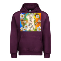 Mauve Wine proud with daisies Urban Hoodie - TumblerDesignByShophia