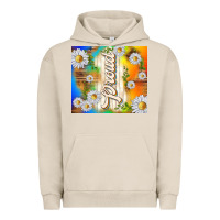 Pigment French Oak proud with daisies Urban Hoodie - TumblerDesignByShophia
