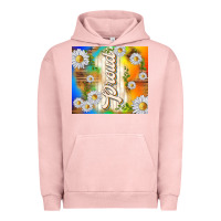 Pigment Salmon proud with daisies Urban Hoodie - TumblerDesignByShophia