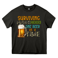 Asphalt surviving fatherhood one beer at a  time Heavy Core Tee - Artiststas
