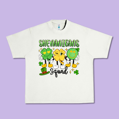 Shenanigans Squad Urban Heavy Tee Designed By Artiststas