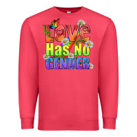 Cardinal Love Has No Gender Pride Lgbtq Premium Sweatshirt - BundleAndBundleShop