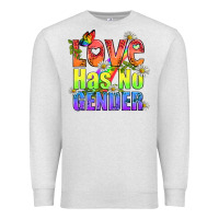Oatmeal Heather Love Has No Gender Pride Lgbtq Premium Sweatshirt - BundleAndBundleShop