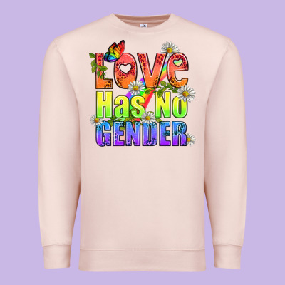 Love Has No Gender Pride Lgbtq Premium Sweatshirt Designed By Bundleandbundleshop